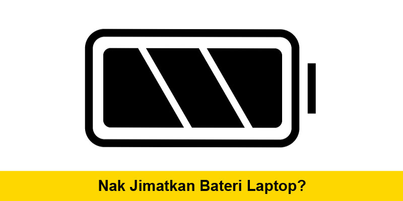 jimatkan bateri laptop