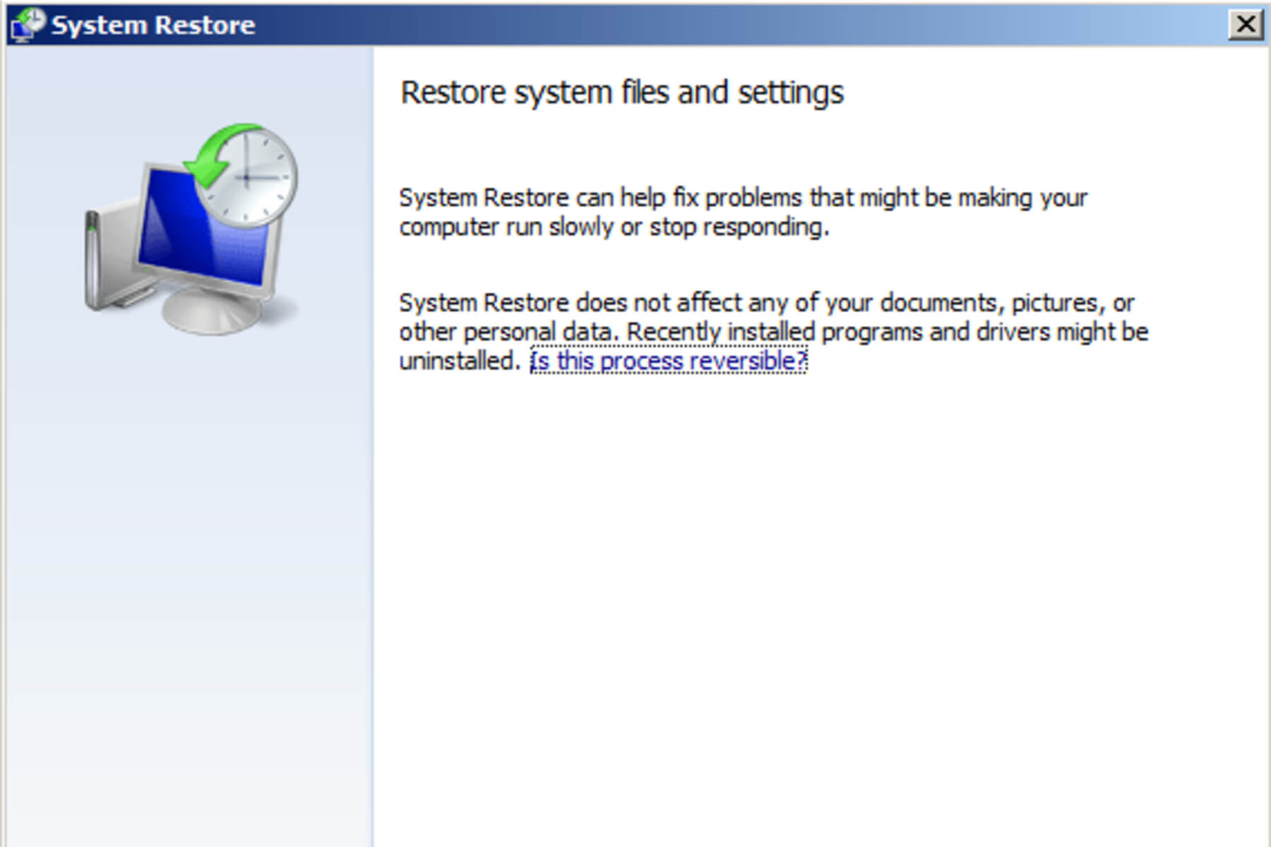 Cara Membuat System Restore Point Windows 7